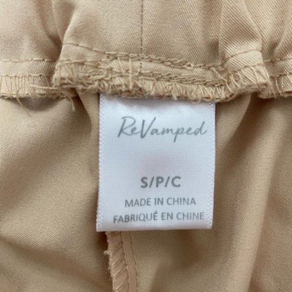 Beige Paper Bag Pants - Picture 4 of 4